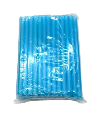 50-PCS Plastic Disposable Straws for Boba, Jumbo Straws, 9'', Taiwan