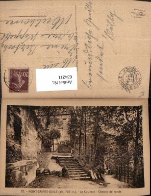 634211,Mont Saint-Odile Le Couvent Chemin de ronde France