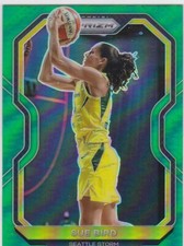 2021 Panini Prizm WNBA #65 Sue Bird GREEN PRIZM REFRACTOR -SEATTLE