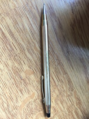 Cross 1/20 12 KT Drehbleistift Gold filled Made in USA mit IBM Logo - Rarität - 