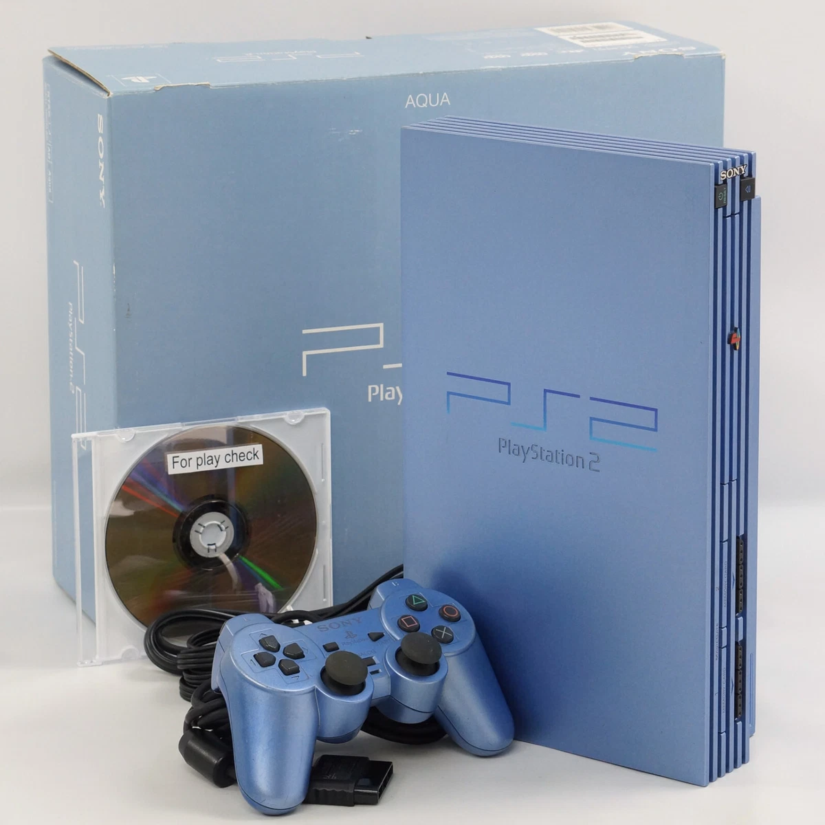 PS2 Console SCPH-39000 AQUA NTSC-J Tested System Made in Japan Playstation2 5071