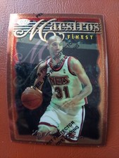 1996-97 Topps Finest Maestros Ed O'Bannon NBA #33 New Jersey Nets