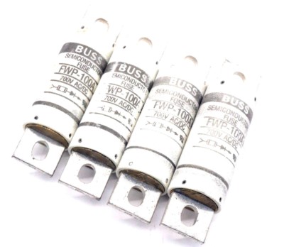 4 NEW BUSSMANN FWP-100A SEMICONDUCTOR FUSE