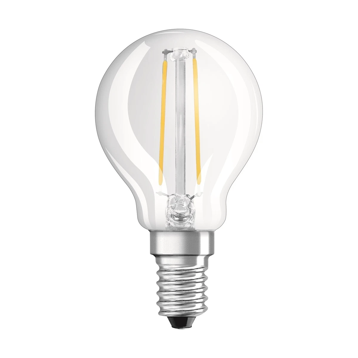Osram LED Fancy Round Filament 4W 470Lm WW E14 Light Globe Light