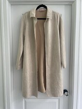 Euc Beige Philosophy Faux Suede Jacket Size L