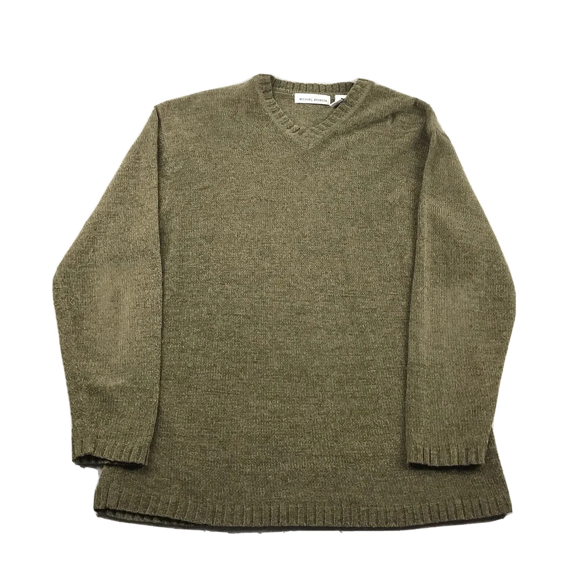 Green v neck sweater mens store