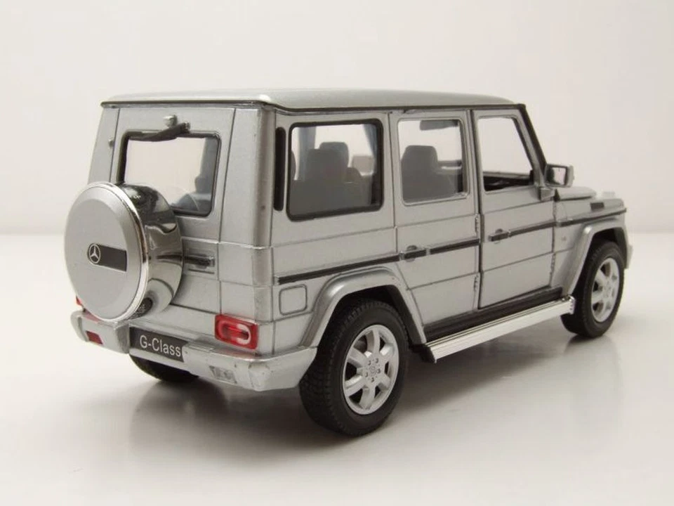 Mercedes Clase G 2009 Plata Coche a Escala 1:24 Welly - Imagen 2 de 4