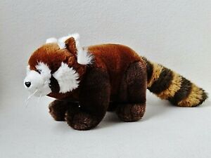 Plüschtier Stofftier Kuscheltier Katzenbären Raubtier Roter Panda Länge 26 cm 