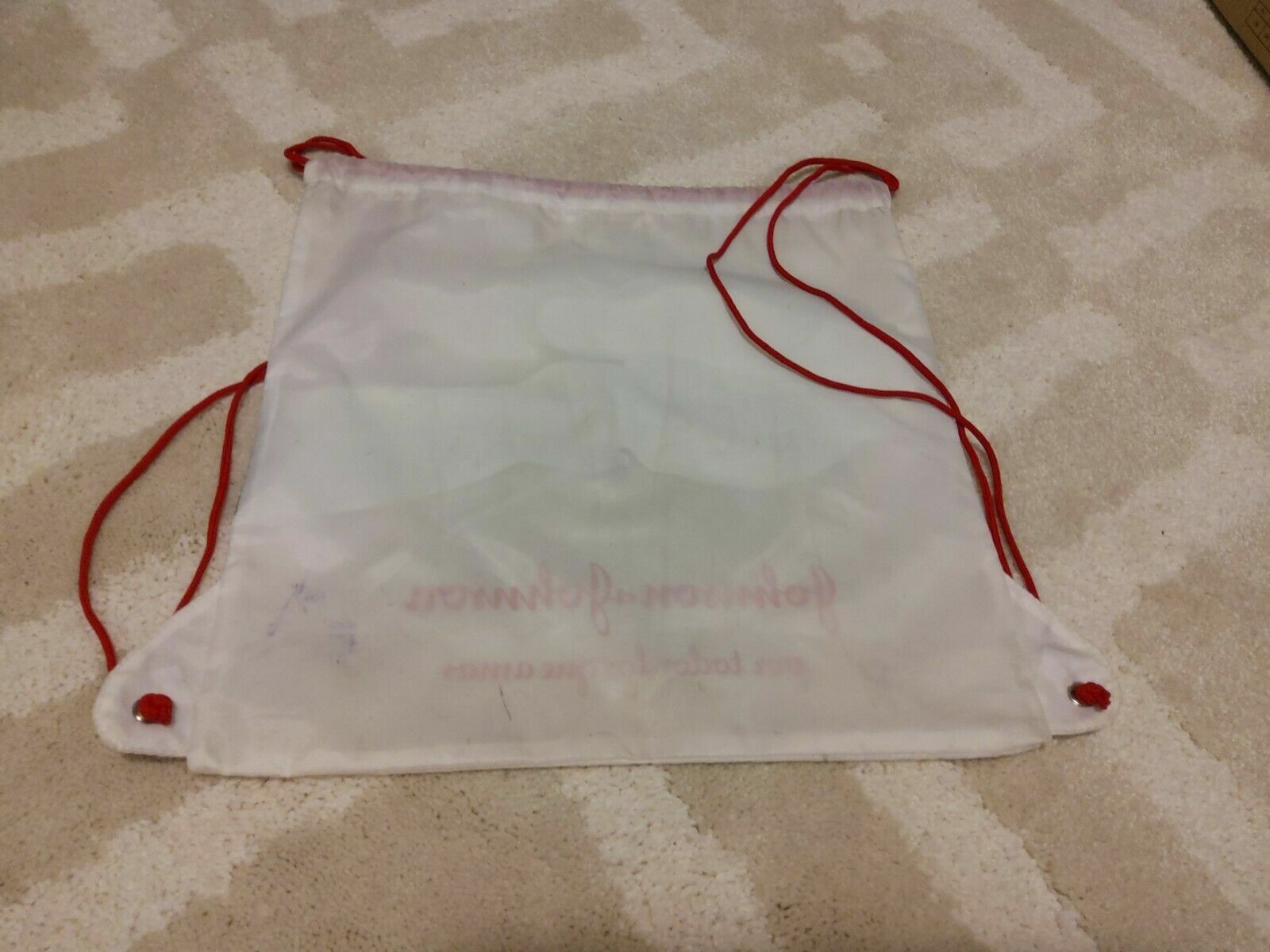 String Drawstring Backpack Cinch Sack Gym Tote Ba… - image 12