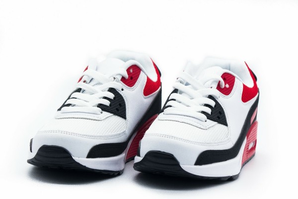 Zapatillas deportivas comodas modelo M13-5 color negro y rojo envio 24h