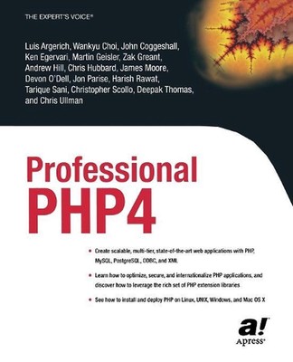 Professional PHP4 by Luis Argerich (English) Paperback Book