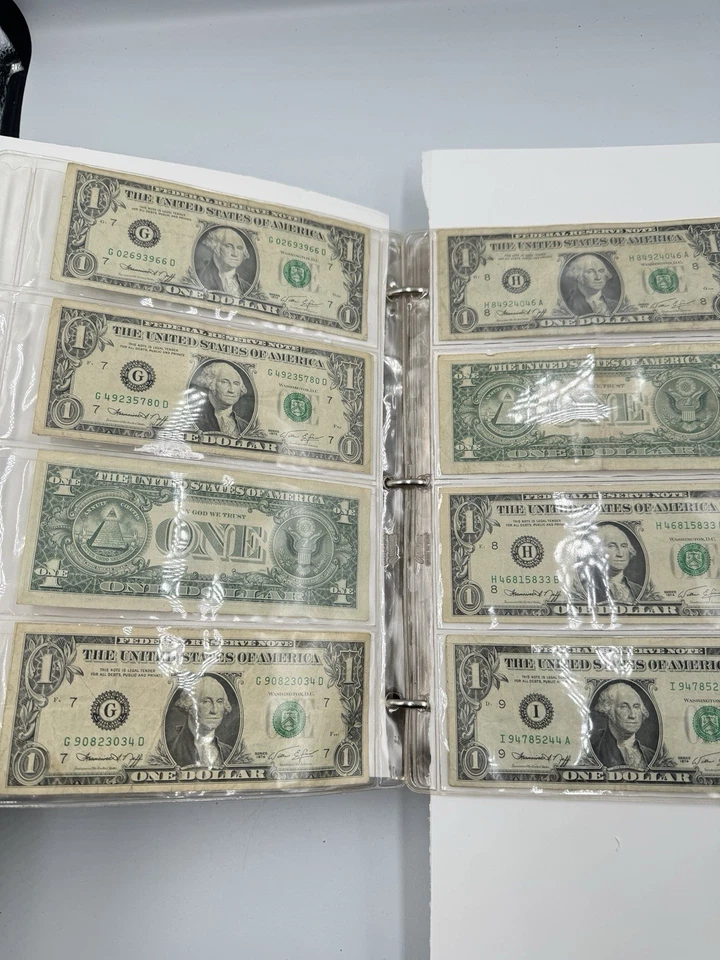 Lot of 239 $1 & 4-$2 Bills 1974 & 1988 w/ Star Notes & Sequential #s - Image 4 of 4