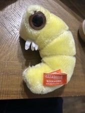 Giant Microbes Bookworm Stuffed Plushy, 6" F1697 B102