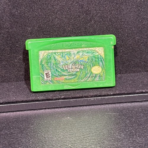Pokemon LeafGreen GBA Authentic Tested Works GameBoy Advance Cartridge Only
