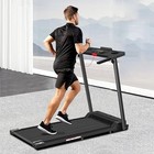 Treadmill Electric Foldable Running Walking Pad Gym Home Bottle Holder Machine