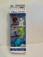 Jada Toys Pixar Nano Metalfigs Set Mr. Incredible Buzz Woody Sulley Mike 2017
