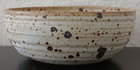 Handmade Stoneware Bowl Shades Of Brown Tan & Sand Color Signed 5.2" Vintage — photo 2