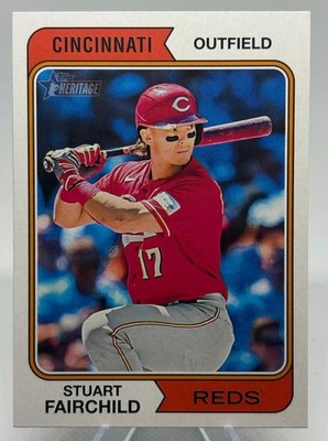 Stuart Fairchild - 2023 Topps Heritage High Number #701 Cincinnati Reds