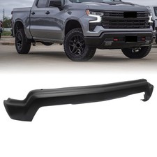 For Chevrolet Silverado 1500 2022-2024 Black Steel Front Bumper Wo Sensor Hole