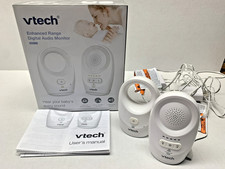 VTech DM1111 Enhanced Digital Audio Baby Monitor - White Tested works great