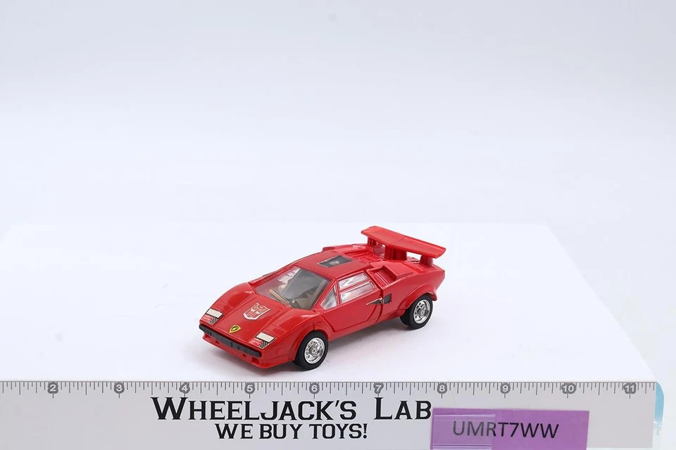 Sideswipe 100% Complete Vintage 1985 G1 Transformers Hasbro Action Figure - Image 3 of 4