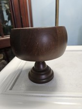 Diversified Industries Division Solid Walnut Footed Bowl