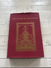 1972 Grammar of Ornament Owen Jones 112 Plates Decorative Arts Hardcover w/ DJ