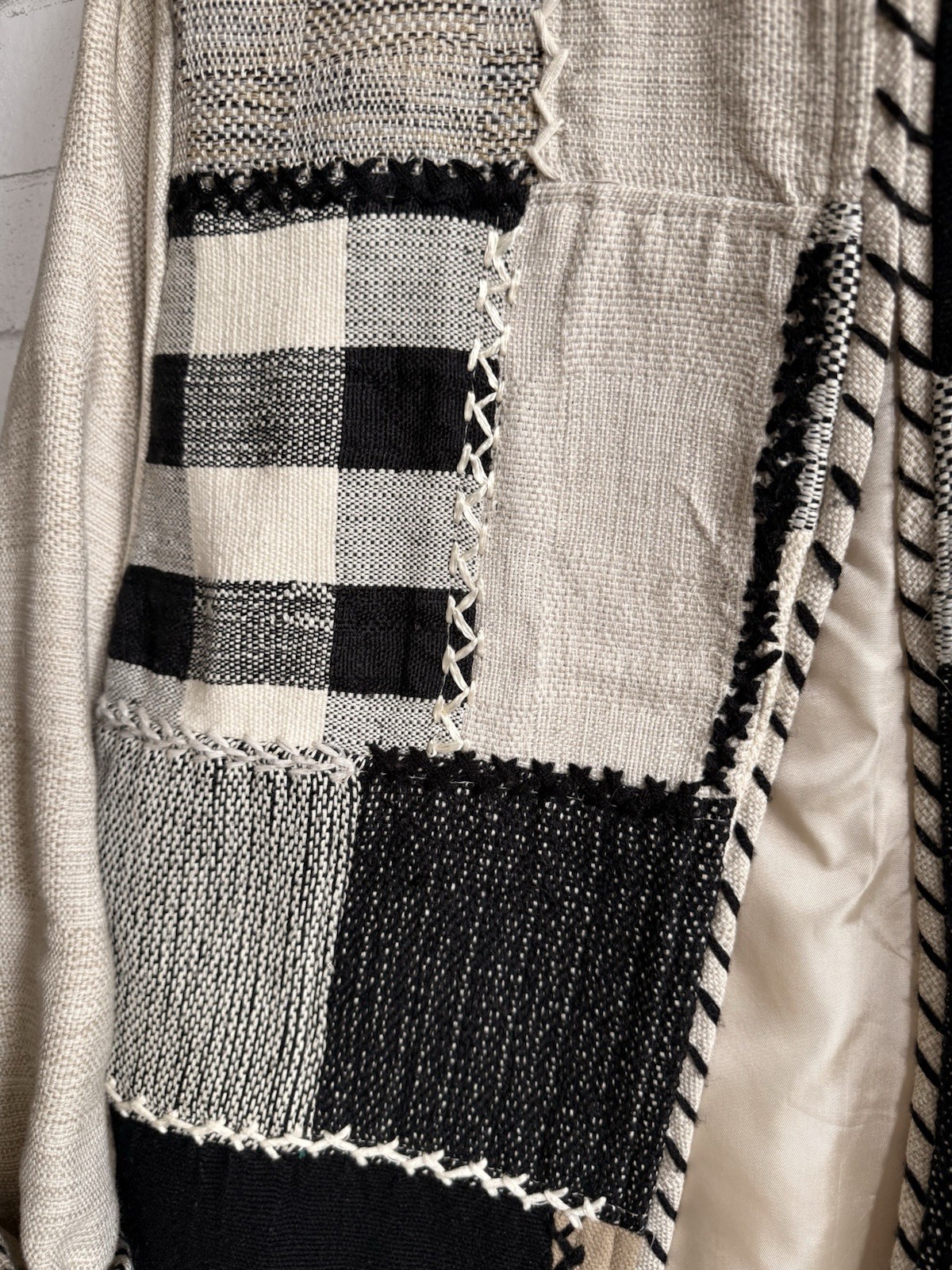 Vintage Women’s Lined Patchwork Jacket by Jacobse… - image 3