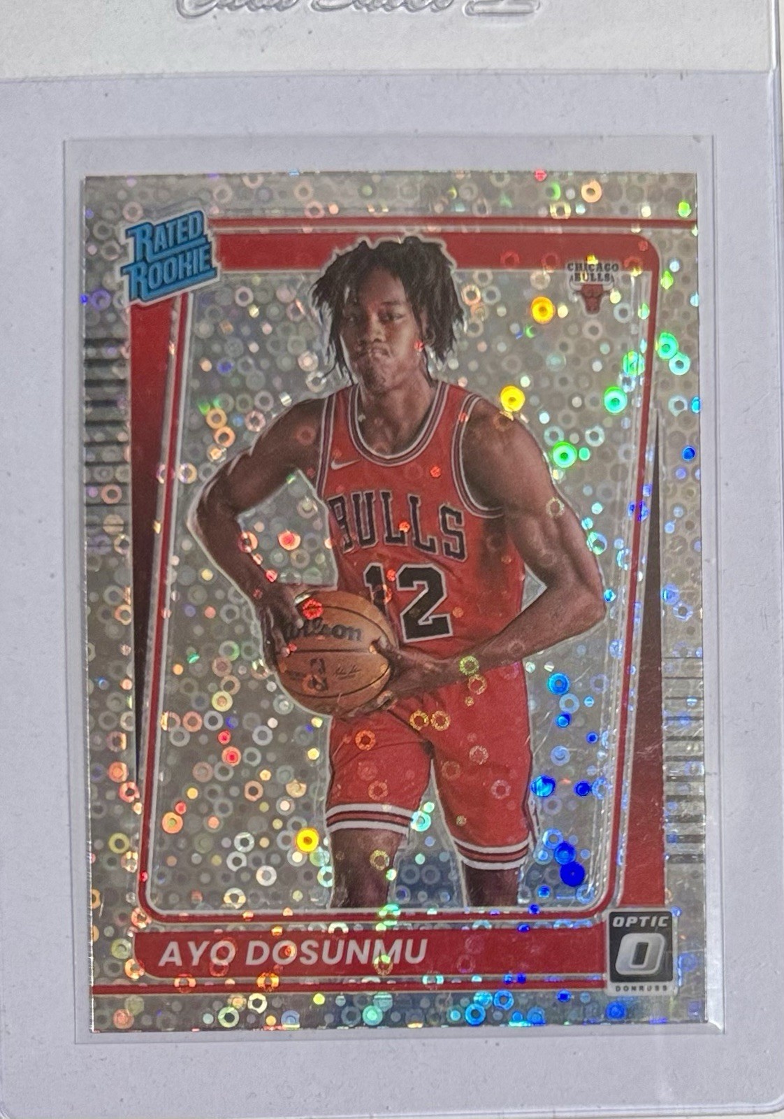 2021-22 Donruss Optic Rated Rookie Ayo Dosunmu RC #171 Holo Fast break Disco Li