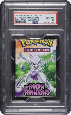 PSA 10 COMPLETE ART SET (4) 2005 Pokemon EX Holon Phantoms Booster