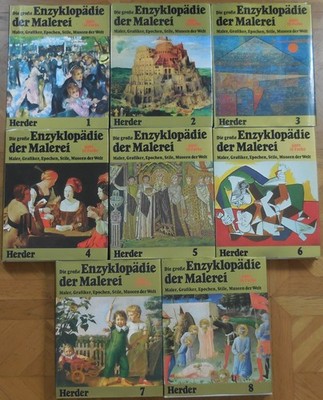 Die große Enzyklopädie der Malerei - Band 1-8 - Herder Verlag