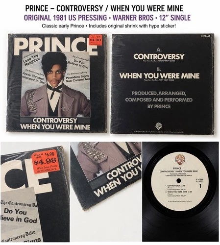 Prince Controversy 1981 Original Vinyl Warner Bros In Shrink When You Were Mine