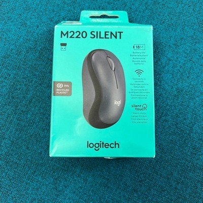 Logitech M220 Silent Funkmaus Schwarz OVP USB Dongle sehr guter Zustand