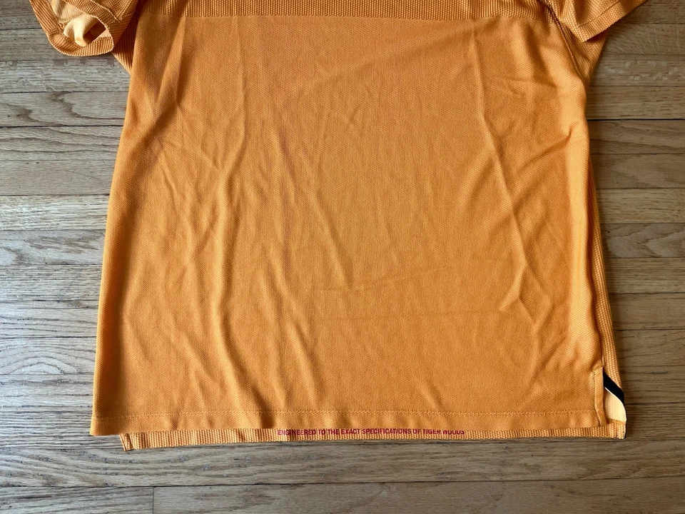 Tiger Woods Nike Collection Dri-Fit Golf Training Top Mens L EUC Orange  - Image 4 of 4