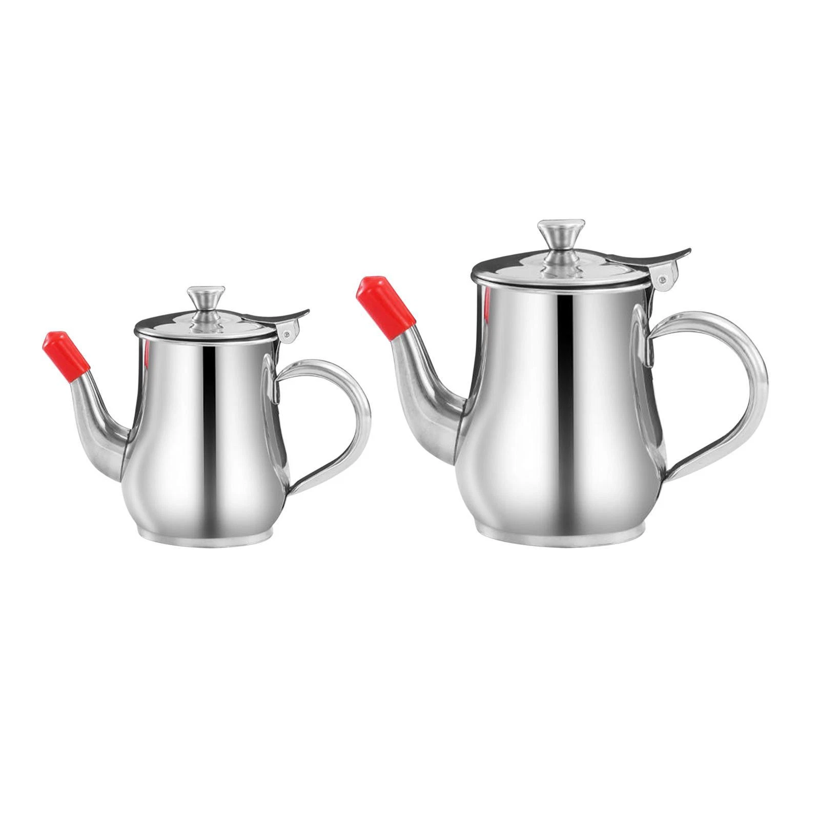 Stainless Steel Oil Storage Container Household Kettle Grease Can Oil Dispenser