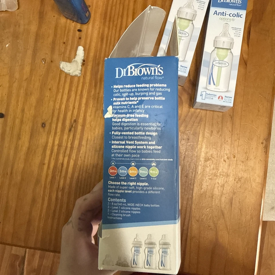 Botellas de polipropileno Dr Browns 4 oz sin BPA (paquete de 3) Foto 2 de 4