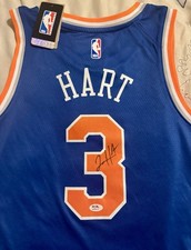 Josh Hart #3 Signed Autographed New York Knicks Jersey (PSA DNA) COA