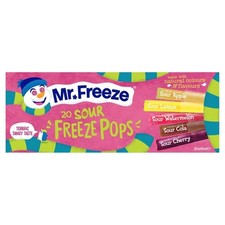 Mr Freeze Sour Freeze Pops 20x45ml