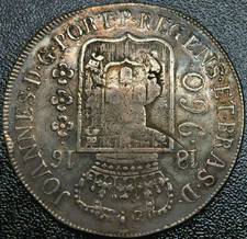 Peru 8 Reales 1800 Unique 960 Reis 1816 Double-Struck Mint Errors Brazil Very R!