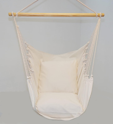 Ivory Cloud Hammock Chair + 2 Pillow Set