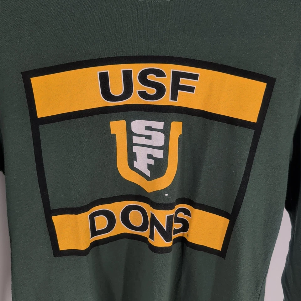USF DONS NCAA Fall Rush Crew Neck Long Sleeve Dark Green T-Shirt Size S - Image 3 of 4