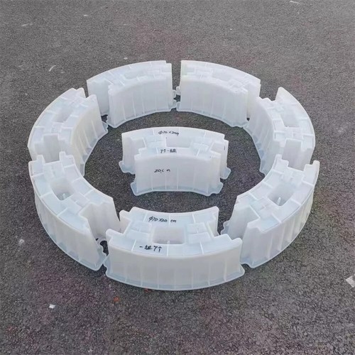Concrete Circular Well Plastic Molds Wall Brick Round Circle Module Mould Tool - Picture 5 of 37