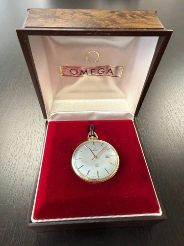 Omega Pocket Watch  10k Gold-Filled Case  17Jewels  Second Hand & Date - Working