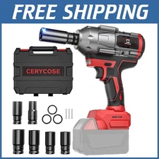 Compact Cordless Impact Wrench - 2100RPM Brushless Motor