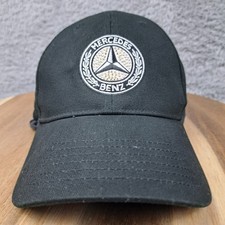 Mercedes Benz Hat Cap Strap Back Mens Black Gold Logo Official Merchandise