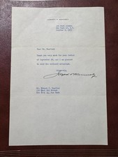 Joseph P Kennedy Sr Autograph Signed Letter Father of JFK Political Memorabilia