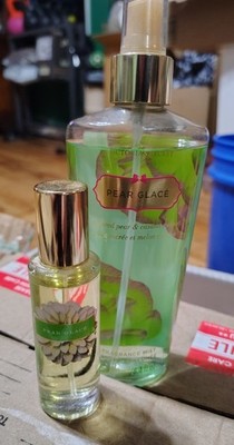 Victoria's Secret Garden Pear Glace EDT Spray 1 fl oz - NO BOX And Mist 8.4 oz 