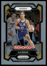 Kia Nurse 2024 Panini Prizm Monopoly WNBA #16 Silver Prizms Los Angeles Sparks