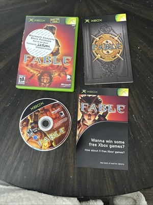 XBOX Game Fable CIB Complete In Box 