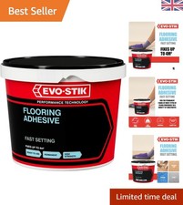 Evo-Stik Flooring Adhesive 1L - Eco-Friendly, Water-Resistant, High Performance